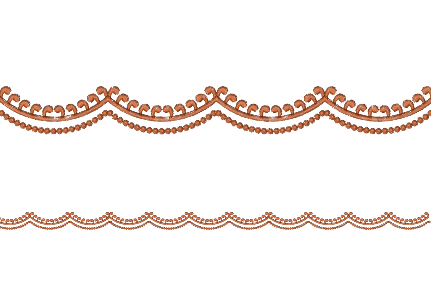 Ornamental Embroidery Borders
