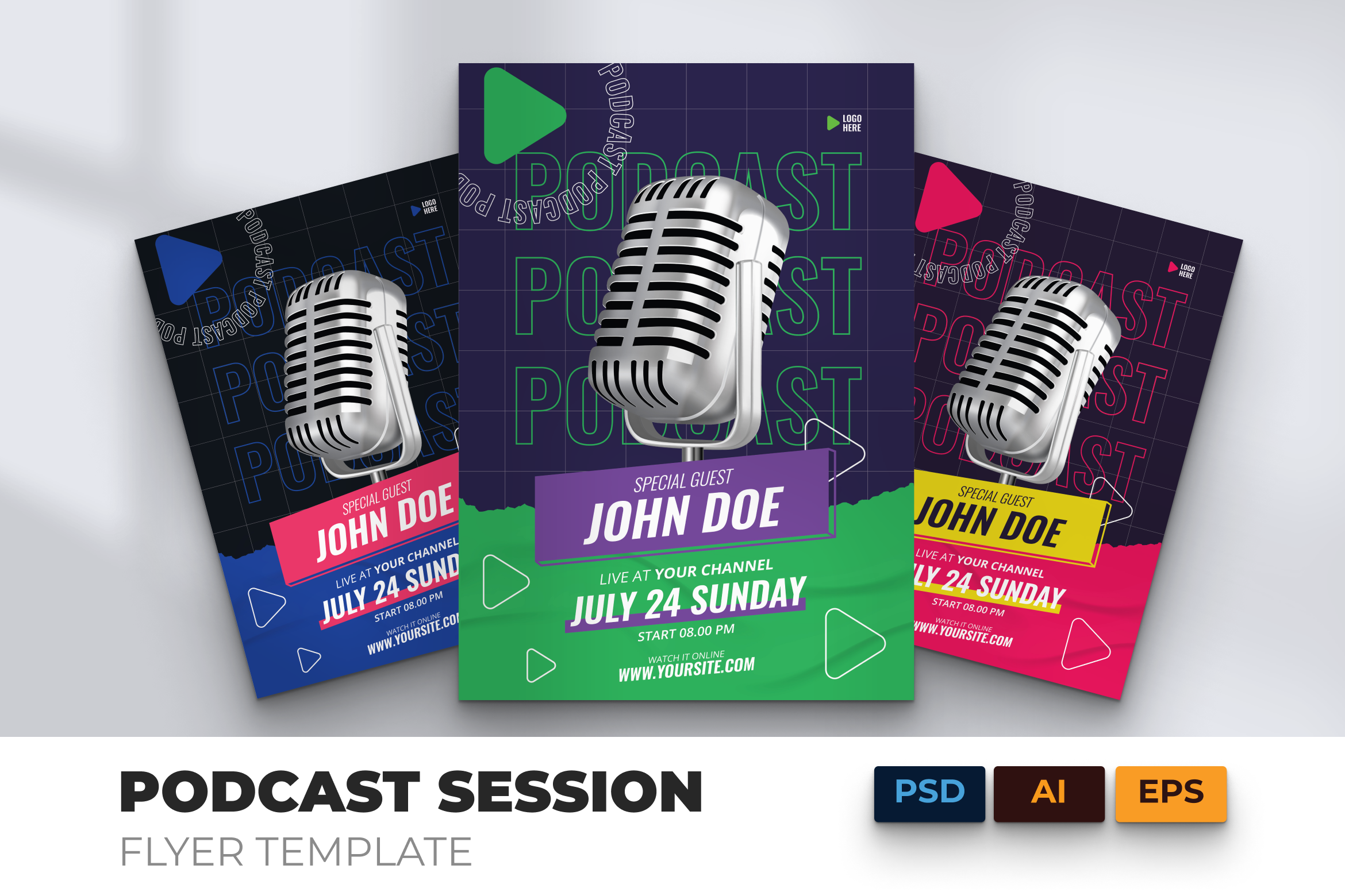Podcast Session Flyer