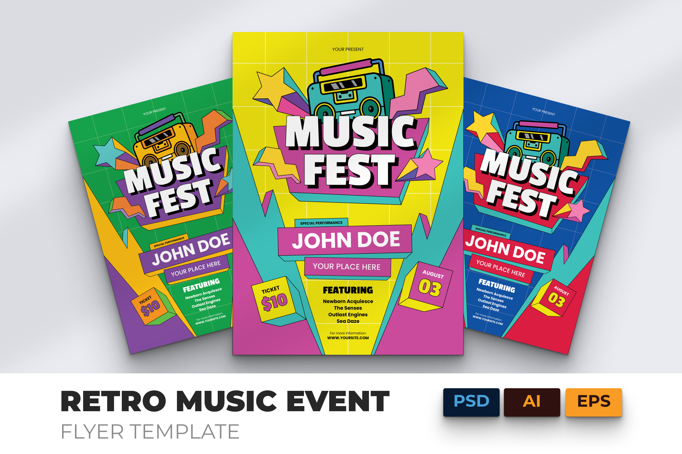 Retro Music Event Flyer