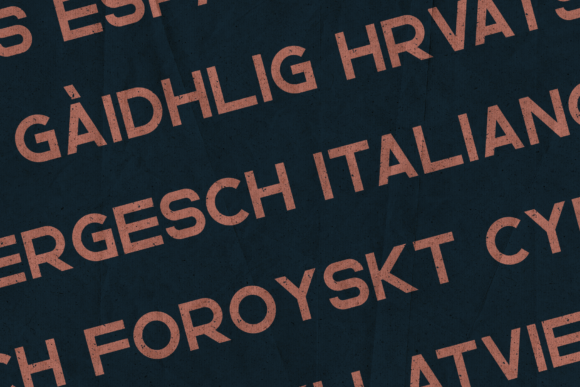 Rhino Rough Font PNG with transparent background - Preview 2