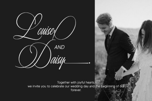 Risemotion Signature Font PNG with transparent background - Preview 5