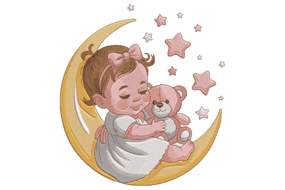 Sleeping Baby Moon