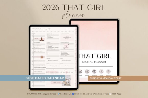 THAT GIRL Digital Planner GoodNotes