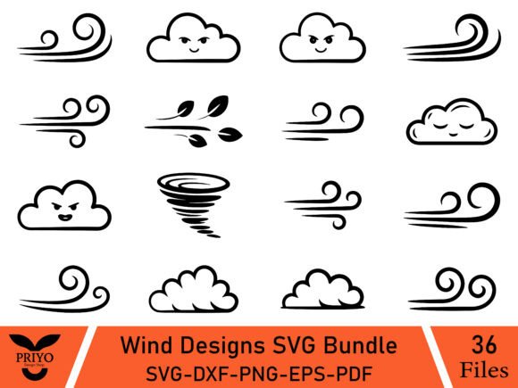 Wind Svg Level Wombat Silhouette Svg Bundle Graphic by Priyo Design Shop · Creative ...
