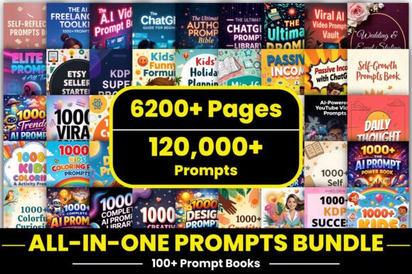 100+ Prompt Books – All-in-One Bundle