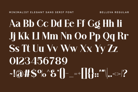 Belleva Font - Preview 1