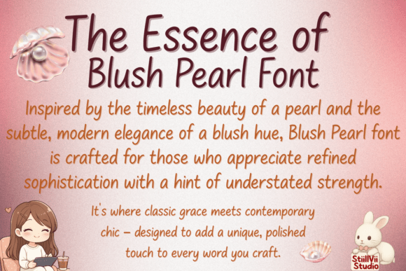 Blush Pearl Font - Preview 1