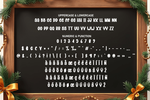 Board Christmas Font - Preview 6