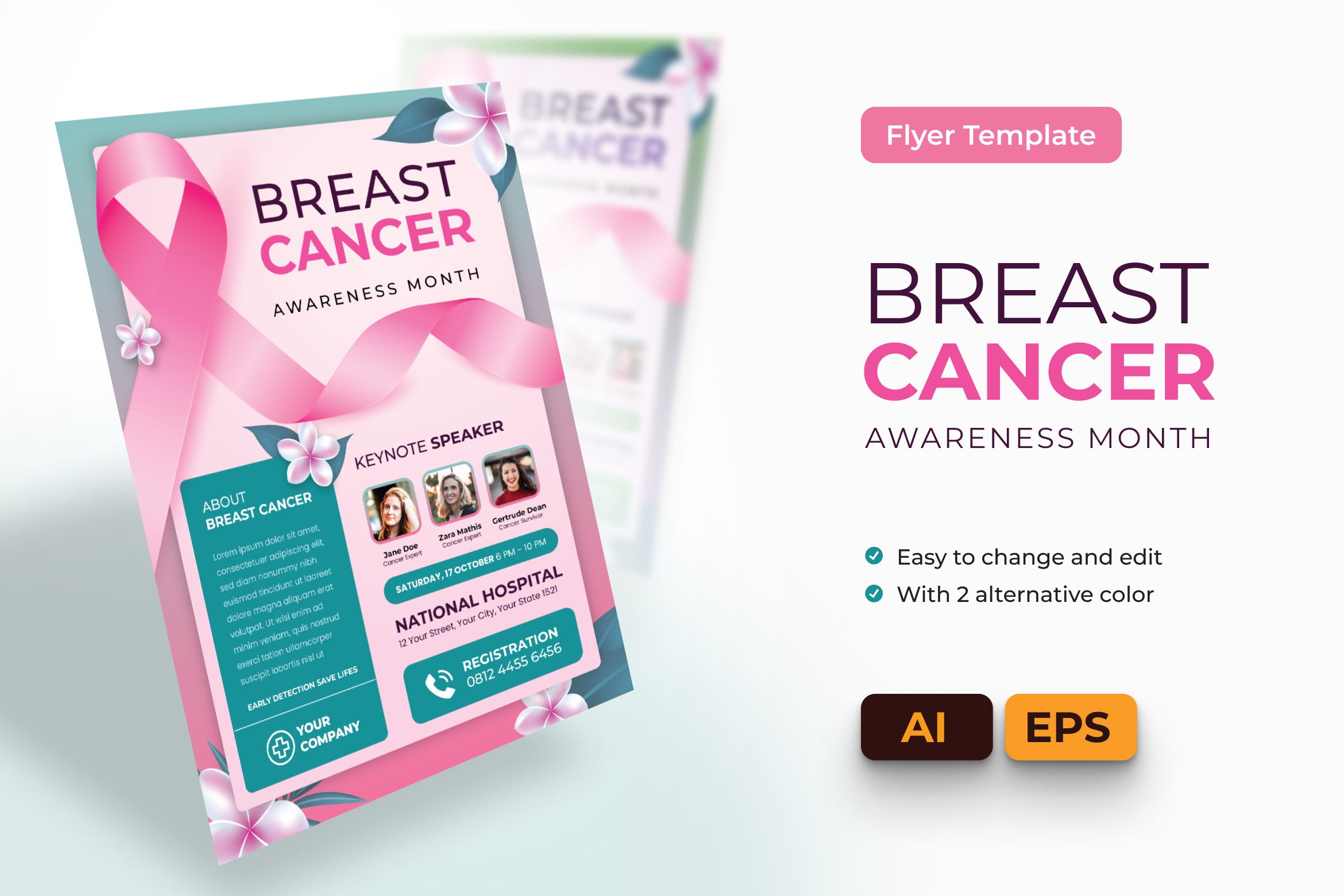 Breast Cancer Awareness V2 Flyer