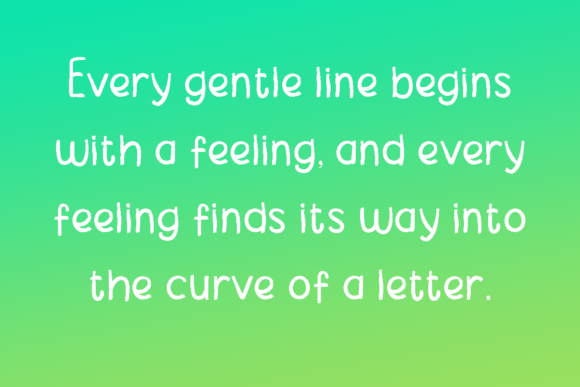 Bright Flow Font - Preview 1