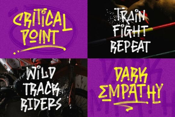 Brosnoirs Font - Preview 4