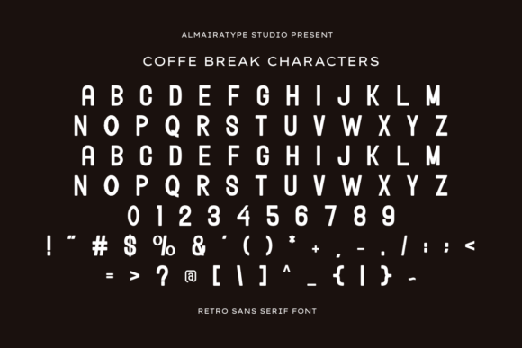 Coffe Break Font - Preview 1