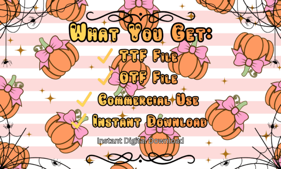 Cute Spooky Font - Preview 4