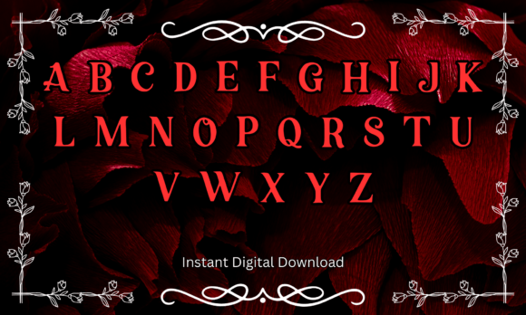 Dark Romance Font - Preview 1