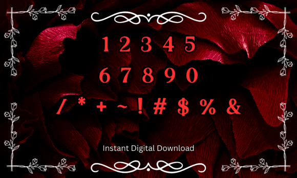 Dark Romance Font - Preview 3