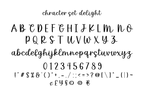 Delight Font - Preview 6
