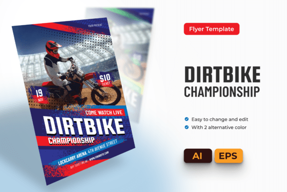 Dirt Bike Championship Flyer