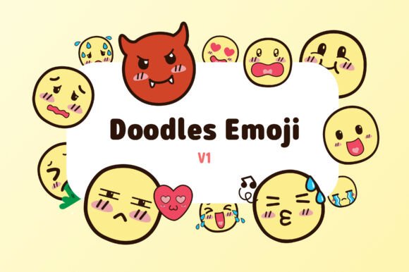 Doodle Emoji V1 Icons