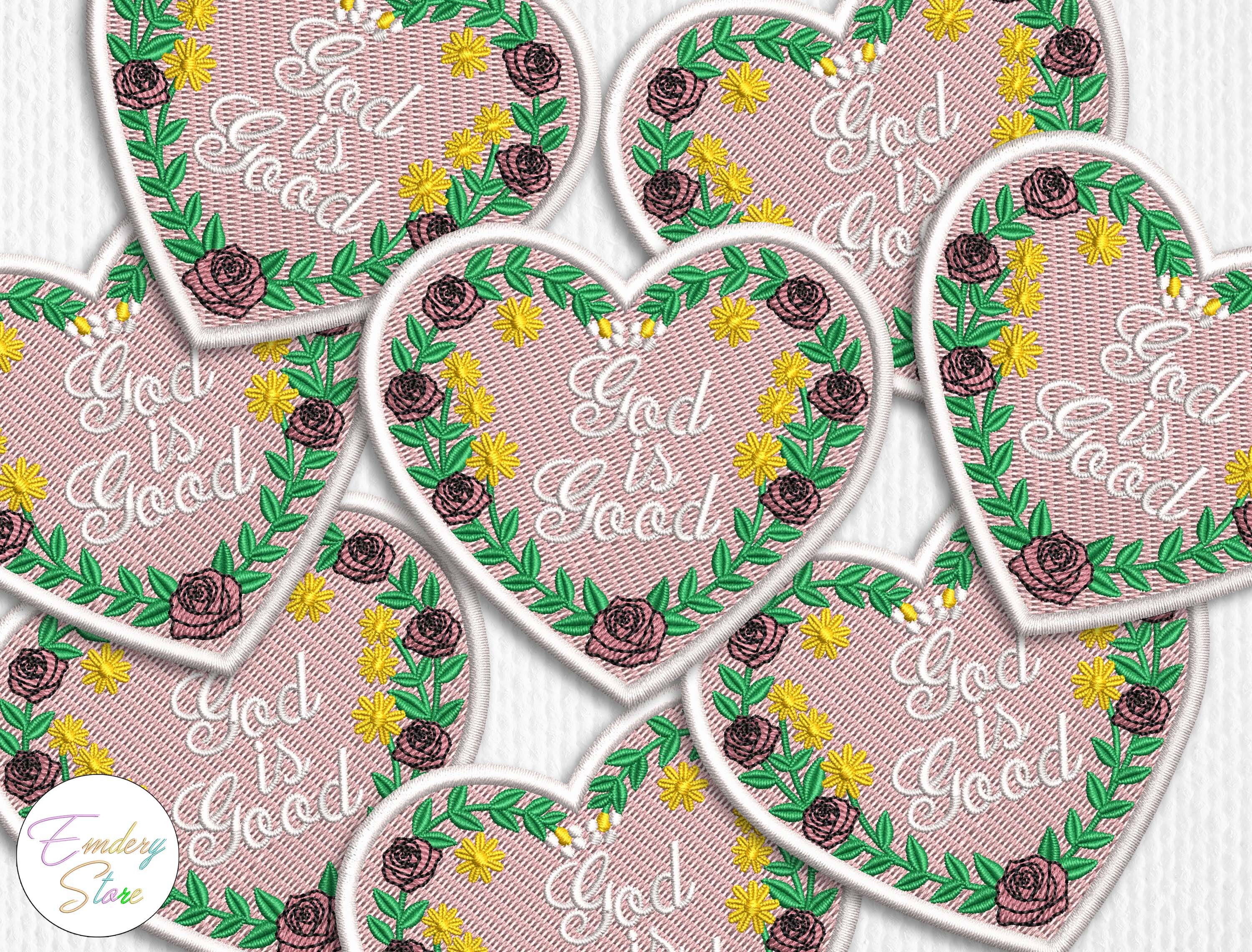 | Faith Embroidery Patch Design