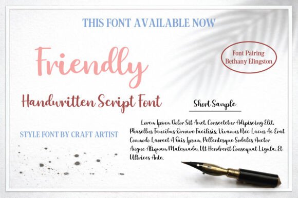 Friendly Font - Preview 3