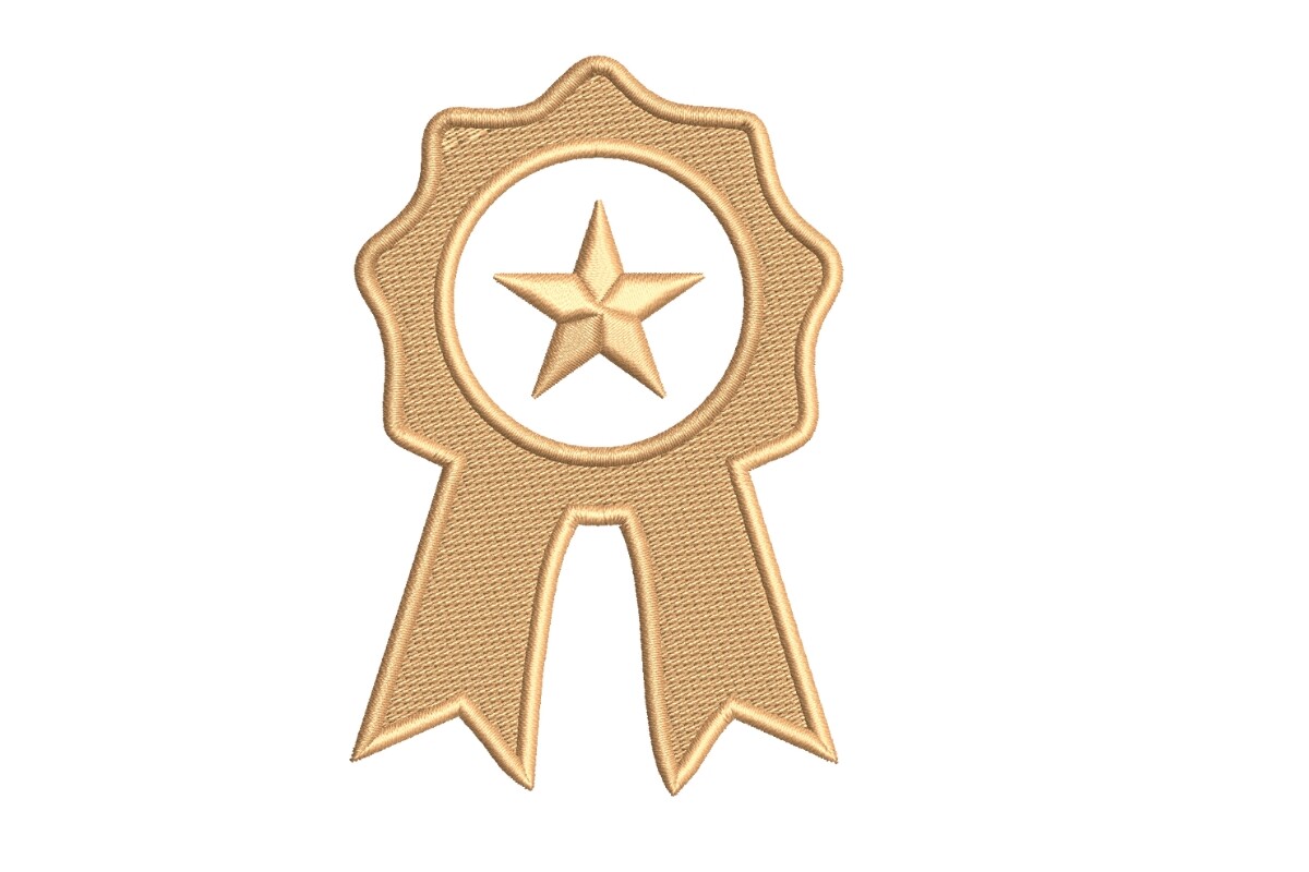 Golden Star Achievement Ribbon