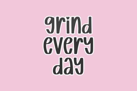 Grinch Heart Font PNG with transparent background - Preview 1