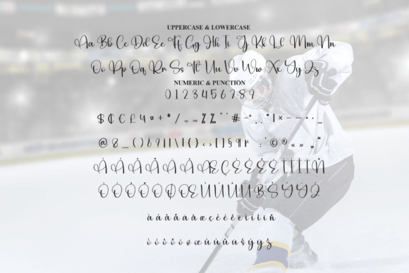 Hockey Font - Preview 6