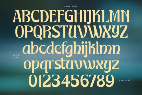 Klystron Font PNG with transparent background - Preview 1
