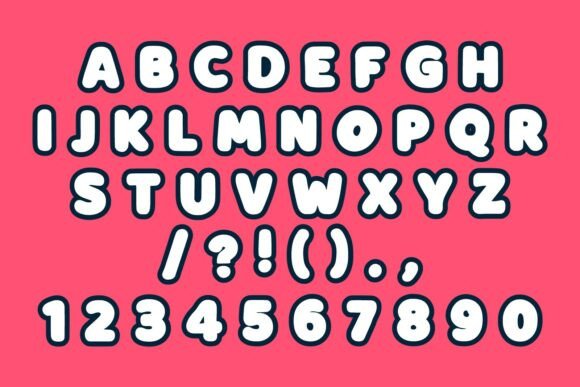 Melon Candy Font PNG with transparent background - Preview 4