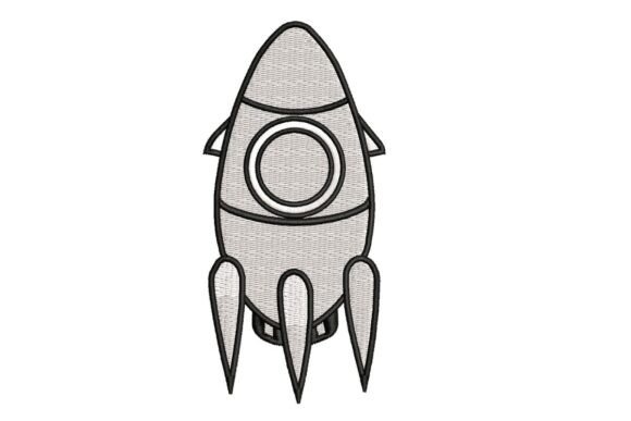 Modern Rocket Ship Icon