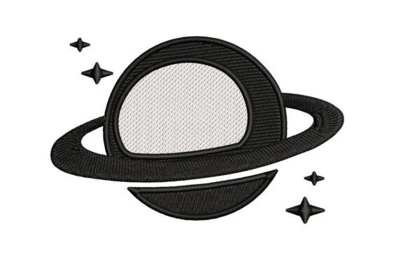 Modern Saturn Planet Icon