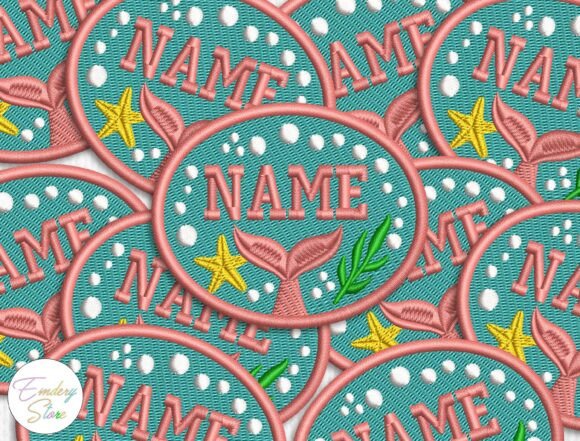 Personalized Name Embroidered Patch