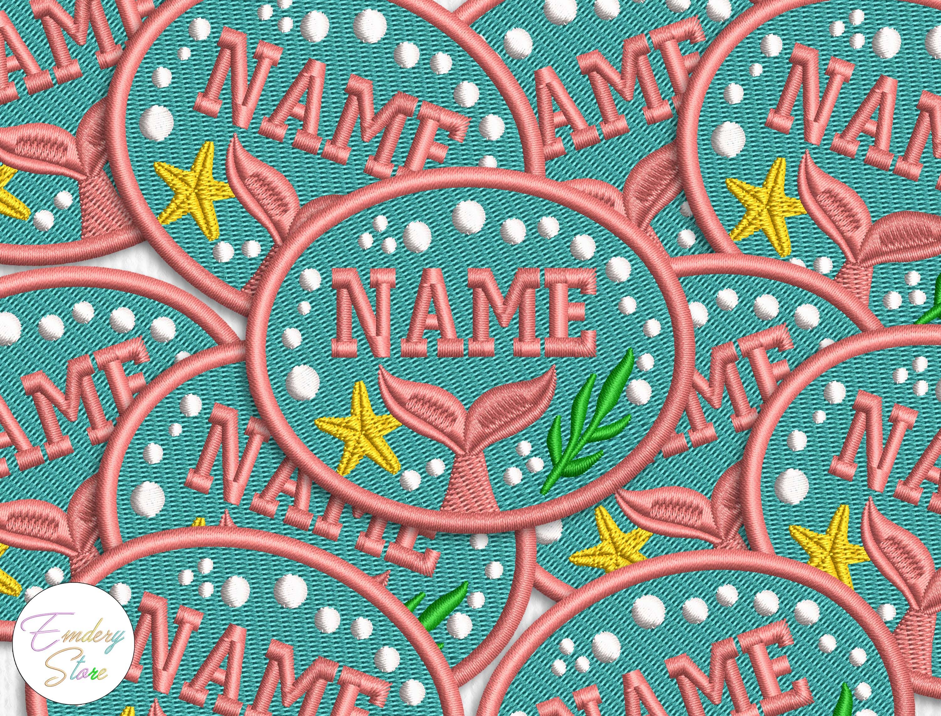 Personalized Name Embroidered Patch