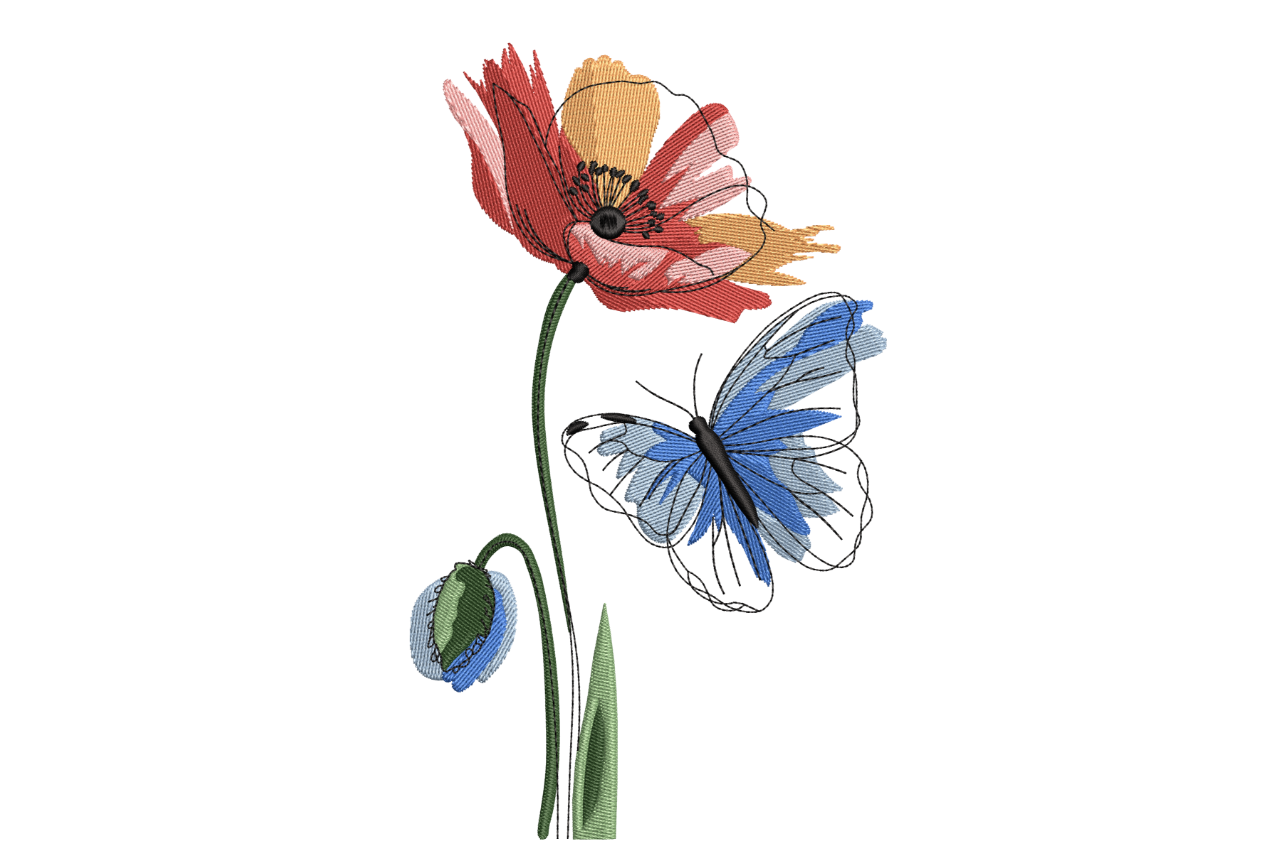 Poppy & Butterfly