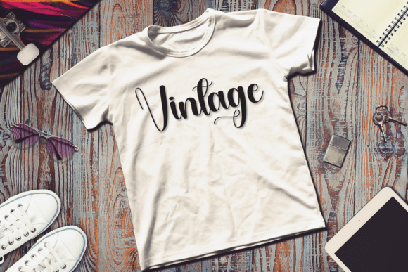 Procreate Embroidery Font PNG with transparent background - Preview 3