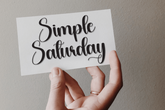 Procreate Embroidery Font PNG with transparent background - Preview 4