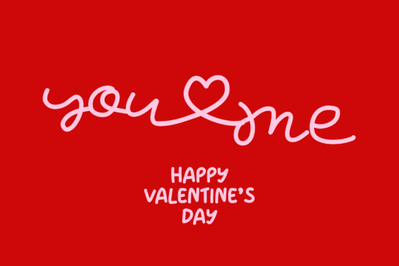 Royal Valentine Font PNG with transparent background - Preview 4