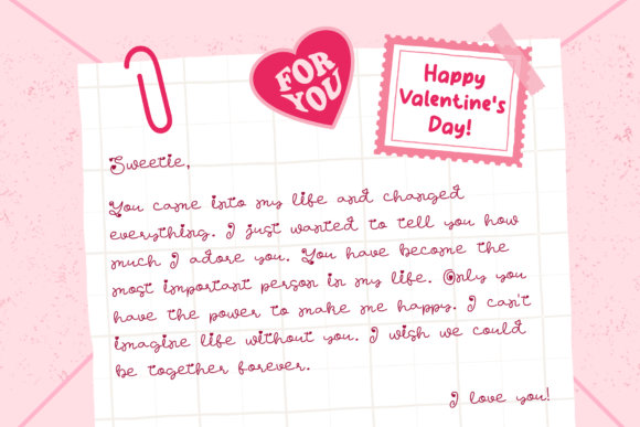Royal Valentine Font PNG with transparent background - Preview 6