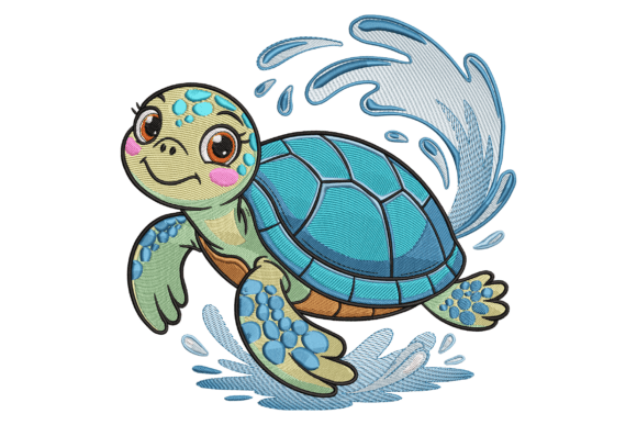 Smiling Ocean Turtle