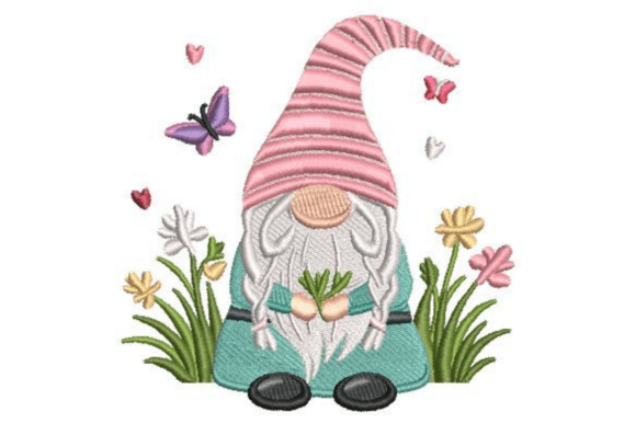 Spring Butterfly Gnome