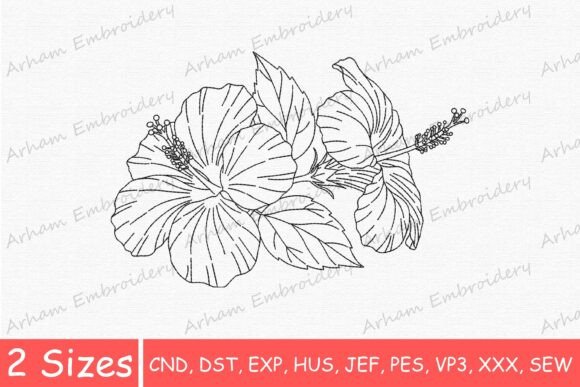 Tropical Hibiscus Flower