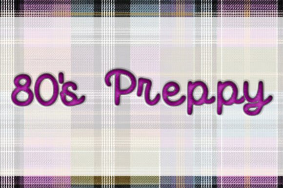 80's Preppy Font - Preview 1