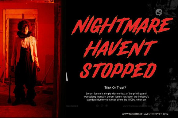 Another Halloween Font - Preview 2