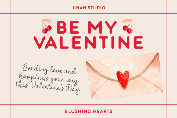 Blushing Hearts Duo Font - Preview 2
