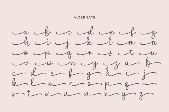 Blushing Hearts Duo Font - Preview 6