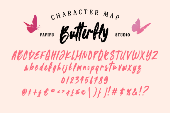 Butterfly Font - Preview 5