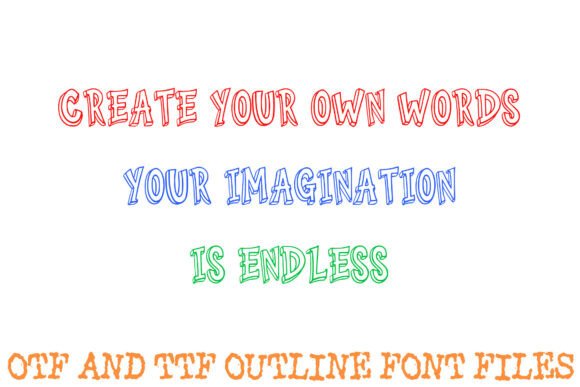 Cartoon Chunky Font - Preview 2