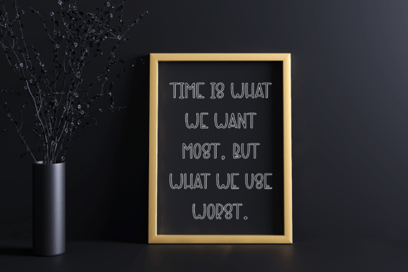City Winter Font PNG with transparent background - Preview 3
