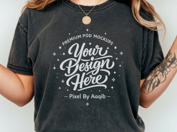 Comfort Colors Pepper Mockup