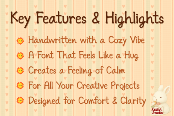 Cozy Hand Font - Preview 2